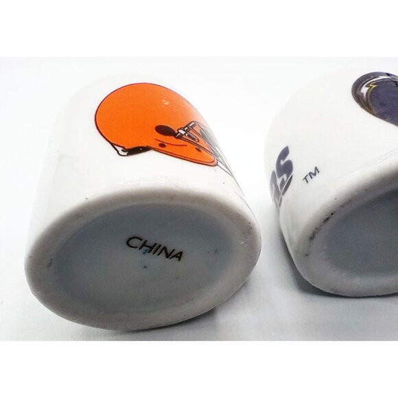 Miniature NFL Mugs Team Helmet Collectible Pair Browns Chargers Vintage 1.25 In - Picture 14 of 16
